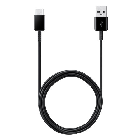 Official Samsung Black 1.5m USB-A to USB-C Charge & Sync Cable - For Samsung Galaxy S21