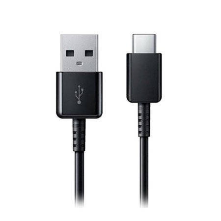 Official Samsung Black 0.8m USB-A to USB-C Charge & Sync Cable - For Samsung Galaxy A55 5G