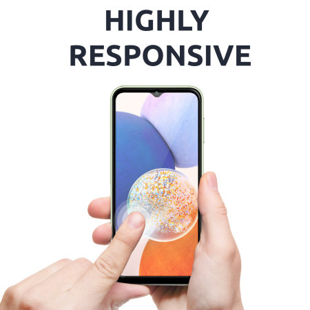 Olixar Two Pack Tempered Glass Screen Protectors - For Samsung Galaxy A14