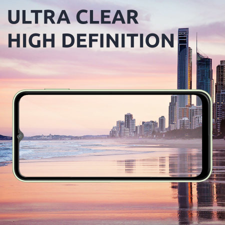 Olixar Two Pack Tempered Glass Screen Protectors - For Samsung Galaxy A14