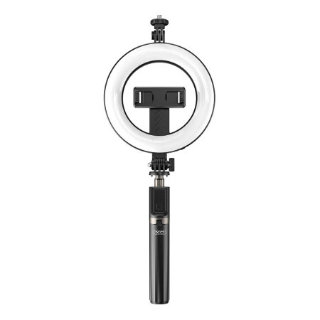 XO 2-in-1 Extendable Selfie Stick & Tripod with LED Ring Light & Bluetooth Remote