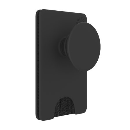 PopSockets Black PopWallet+ with Integrated Swappable PopGrip