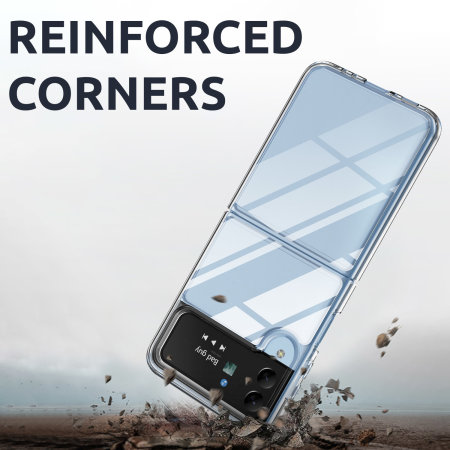 Olixar Exoshield Clear Tough Bumper Case - For Samsung Galaxy Z Flip 3