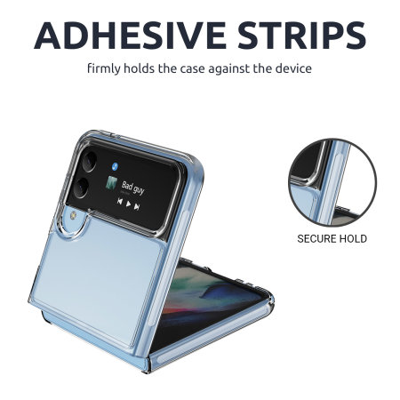 Olixar Exoshield Clear Tough Bumper Case - For Samsung Galaxy Z Flip 3