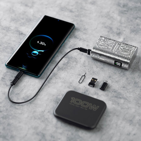 Dudao 22.5W 10000mAh Silver Universal USB-A & USB-C Power Bank