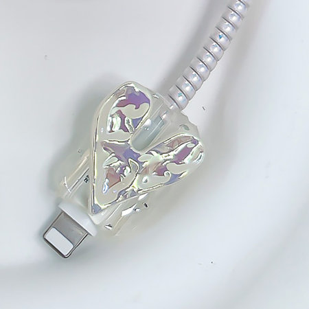 LoveCases Pearl Heart Cable Protector