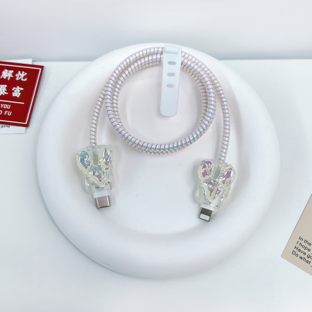 LoveCases Pearl Heart Cable Protector