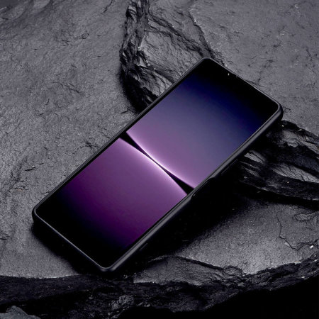 Olixar Black Eco-Leather Kickstand Case - For Sony Xperia 1 VI