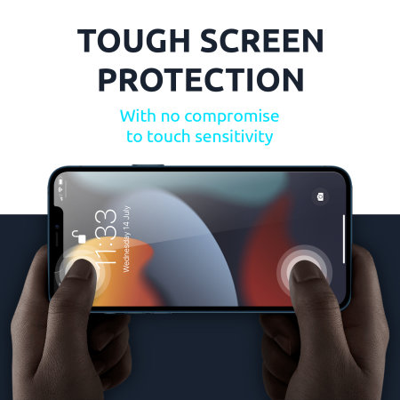 Olixar Two Pack Tempered Glass Screen Protectors - For iPhone 14