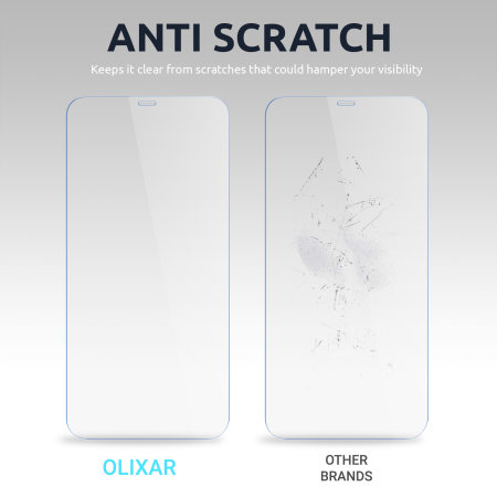 Olixar Two Pack Tempered Glass Screen Protectors - For iPhone 14