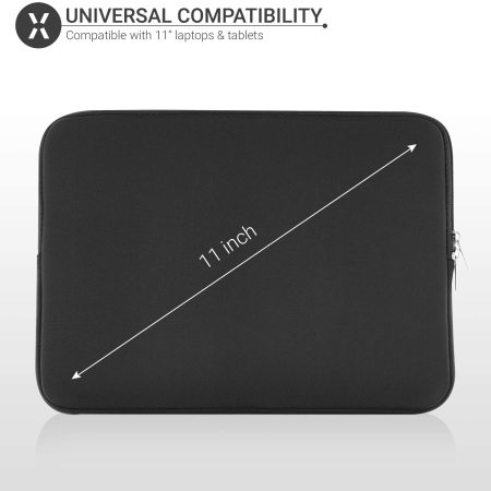 Olixar Black Neoprene Sleeve - For iPad Air 6 11" 2024