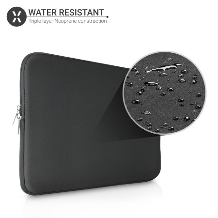 Olixar Black Neoprene Sleeve - For iPad Air 6 11" 2024