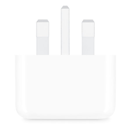 Official Apple White 20W USB-C Fast Charger with Folding Pins - For iPad Air 6 11" 2024