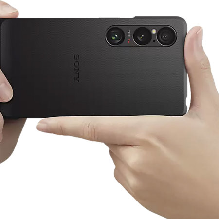 Official Sony Black Style Cover Kickstand Case - For Sony Xperia 1 VI