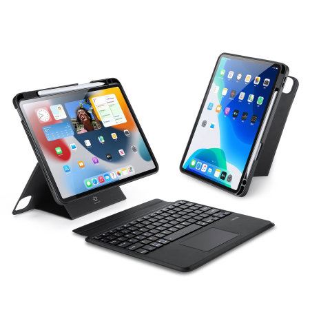 Dux Ducis DK Series Black Bluetooth Keyboard Folio Case For iPad