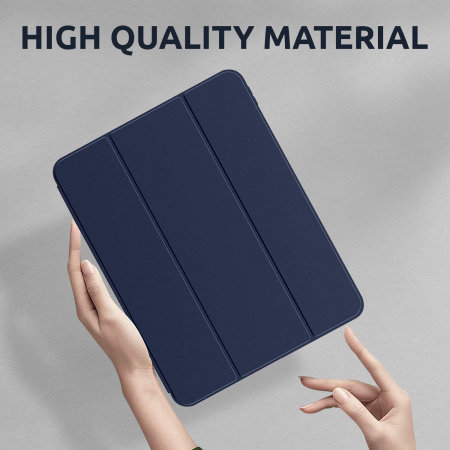 Olixar Blue Wallet Case with Apple Pencil Slot - For iPad Air 6 11" 2024
