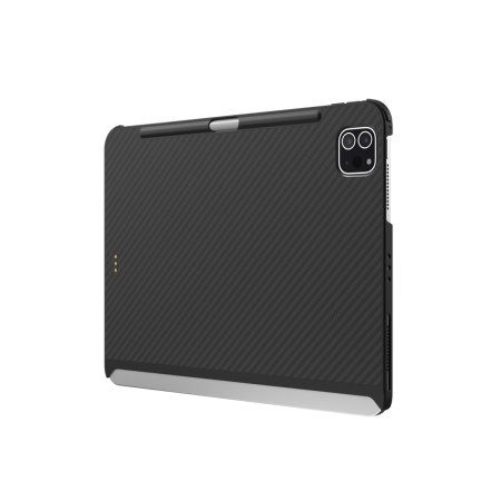 SwitchEasy Citicover Carbon Black Magnetic Protective Case with Pencil Holder - For iPad Air 6 11" 2024