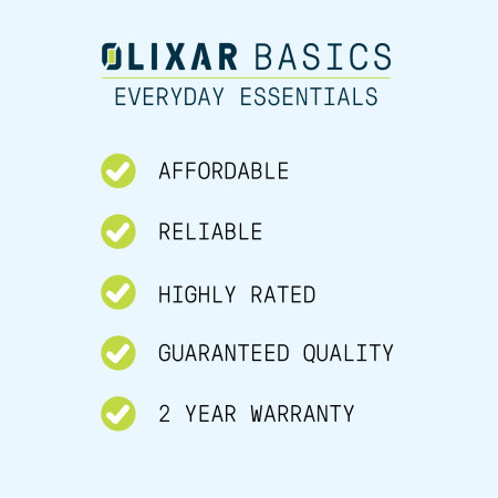 Olixar Basics Black 1m USB-C to USB-C Charge & Sync Cable - For Fairphone