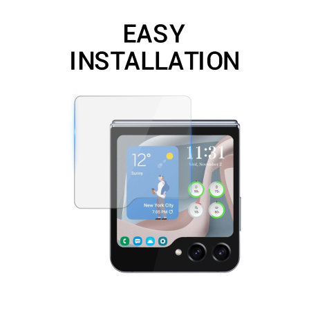 Olixar Front Screen Tempered Glass Screen Protector - For Samsung Galaxy Z Flip 6