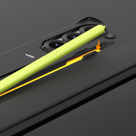 Araree Nukin 360 SP Black Kickstand Case with S Pen Slot & Hinge 