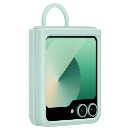 Official Samsung Mint Silicone Case with Ring - For Samsung Galaxy 