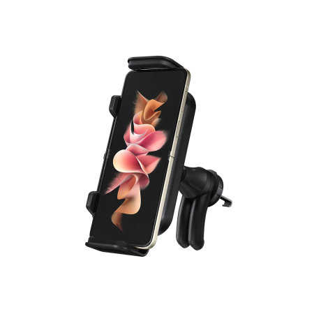 Official Samsung 9W Black Wireless Charger Air Vent Car Holder - For Samsung Galaxy Z Flip 6