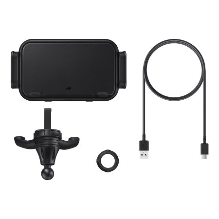 Official Samsung 9W Black Wireless Charger Air Vent Car Holder - For Samsung Galaxy Z Flip 6