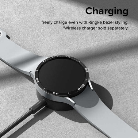 Ringke Black Stainless Steel Bezel Styling - For Samsung Galaxy Watch FE (40mm)