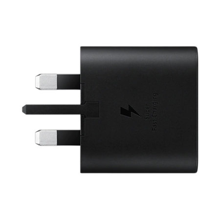 Official Samsung 25W USB-C Black Charger - For Samsung Galaxy Watch 7