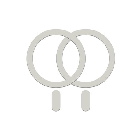 Olixar Silver Adhesive MagSafe Conversion Kit - For Google Devices