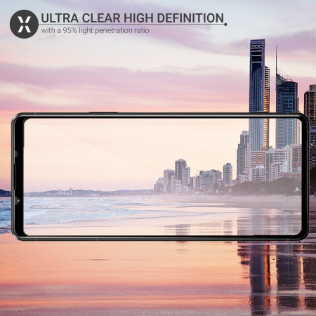 Olixar 2 Pack Tempered Glass Screen Protectors - For Sony Xperia 1 III