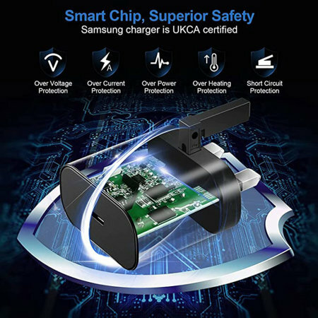 Official Samsung 25W USB-C Black Charger - For Samsung Galaxy S25 Plus