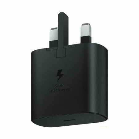 Official Samsung 25W USB-C Black Charger - For Samsung Galaxy S25 Ultra