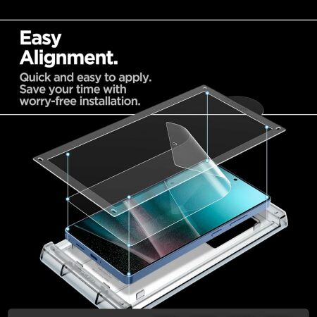 Spigen EliteShield EZ Fit 2 Pack Screen Protector with Installation Kit -  for Samsung Galaxy S25 Ultra