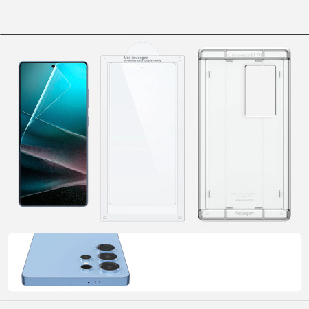 Spigen EliteShield EZ Fit Screen Protector with Installation Kit -  for Samsung Galaxy S25 Ultra