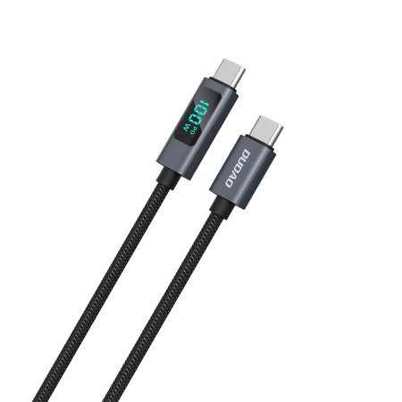 Dudao 100W 1m USB-C to USB-C Charge & Sync Cable with LED Display