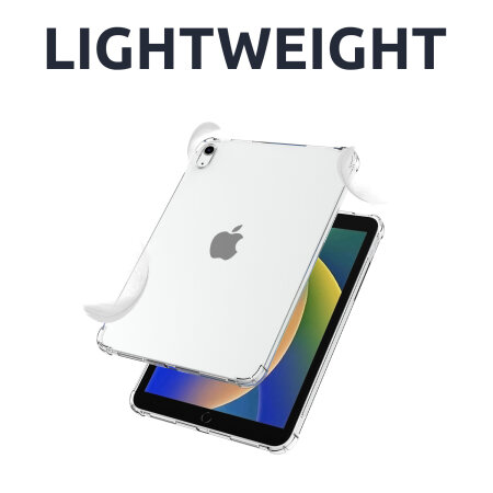 Olixar 100% Clear Anti-Shock Flexishield Case - For iPad 11" 2025