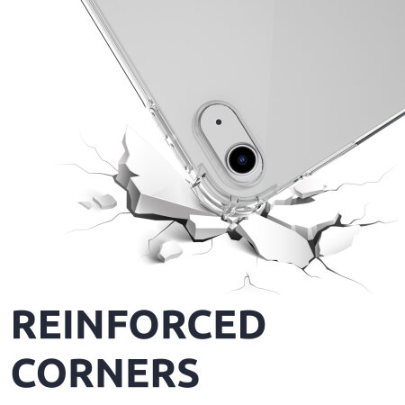 Olixar 100% Clear Anti-Shock Flexishield Case - For iPad 11" 2025