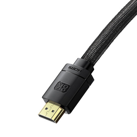 Baseus 8k HDMI Cable for TVs and Monitors - 1m - Black