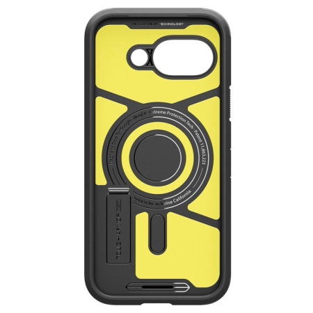 Spigen Tough Armor Black MagSafe Stand Case - For Google Pixel 9a