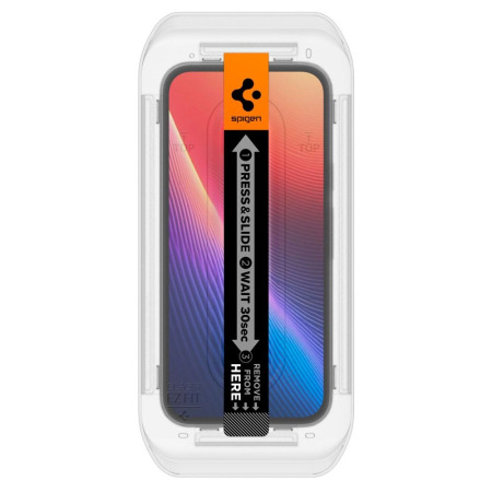 Spigen Twin Pack EZ Fit Tempered Glass Screen Protectors - For Google Pixel 9a