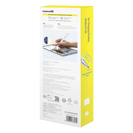 Baseus Smooth Writing Passive Stylus Pen with Interchangeable Tips - Magnetic Version