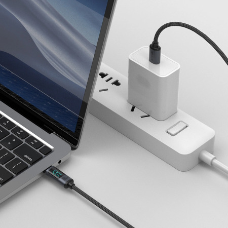 Joyroom 100W 1.2m USB-C to USB-C Charge & Sync Cable with LED Display