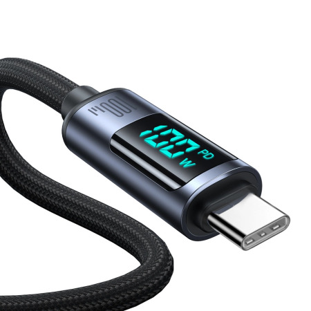 Joyroom 100W 1.2m USB-C to USB-C Charge & Sync Cable with LED Display