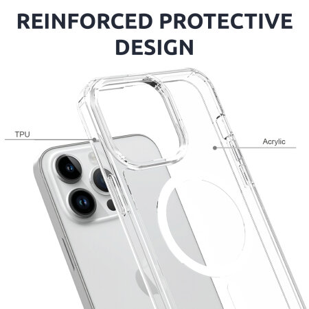 Olixar ExoShield Clear MagSafe Case - For iPhone 16 Pro Max