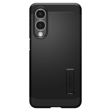 Spigen Black Tough Armor Kickstand Case - For Samsung Galaxy S25 Edge