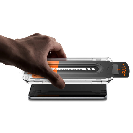 Spigen EliteShield EZ Fit Pro Screen Protector with Installation Kit - for Samsung Galaxy S25 Edge