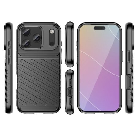 Olixar Black Thunder Tough Case - for iPhone 17 Pro