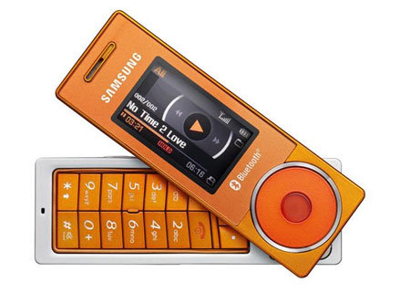 Sim Free Mobile  Phone Samsung X830 Limited  Edition  Orange 
