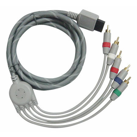 red yellow white wii cable